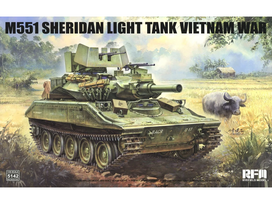 Rye Field Model M551 Sheridan tanko modelis Vietnamas 1/35 RFM-5142