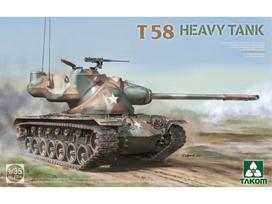 Takom T58 sunkusis tankas 1/35 plastikinis modelio rinkinys