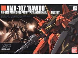 Bandai HGUC AMX-107 Bawoo 1/144 Gunpla plastikinis rinkinys
