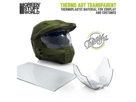 Green Stuff World ThermoArt skaidri termoplastinė plokštė 200x300, 0,75 mm PETG