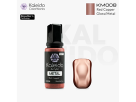 Kaleido ColorWorks akriliniai dažai – Raudonas varis (metalas), 20 ml, KM008
