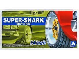 Aoshima Super-Shark Short-Rim 14" ratlankių rinkinys 1/24 (05548)