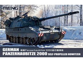 Meng Panzerhaubitze 2000 1/72 – savaeigės haubicos plastikinis modelis
