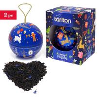 Kalėdinis mėlynas arbatos kamuoliukas - Ceilono juodoji arbata EARL GREY (bergamotė), Tarlton, 2x30g