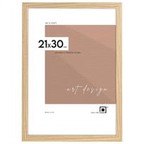 Nuotraukų rėmelis LUCA 21x30 cm šviesiai rudos ąžuolo spalvos MDF vertikali horizontali