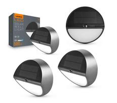 Saulės lemputė su judesio jutikliu LED 6.4Wh Videx, IP54, 4 vnt.