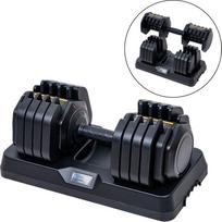 Reguliuojamas vienrankis hantelis INSPORTLINE DuraBell® 5 - 41 kg