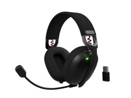 Ausinės žaidimams GENESIS Fury Fukya F6, Juodos