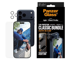 Ekrano ir kameros apsaugos rinkinys PanzerGlass iPhone 17 Pro Max Skaidrus