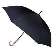 Didelis skėtis vėjo atsparus su uosio medžio rankena, Parasol MA130P.83, juoda XL