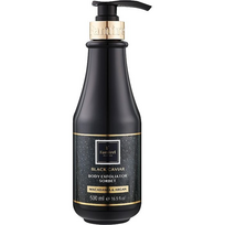 Famirel Black Caviar Šveičiamasis šerbetas / Kūno gelis su makadamija ir argano aliejumi, 500 ml