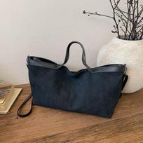 Slack matte tote bag women's versatile daily commute handbag large capacity matte messenger bag large bag juoda