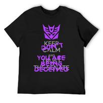 Black Decepticon Soundwave Wordtee Vintage T-shirt Campaign T-shirts Casual Graphic Humor Graphic Leisure Fresh Transformer S juoda