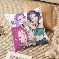 K-Pop Demonų medžiotojai Pagalvės užvalkalas Apsauga nuo dulkių erkučių Nematomas užtrauktukas Sofa Lova 12x12Inch