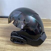 Cyber ​​Punk kaukė vyrams ir moterims Cosplay Warrior Masks Vakarėlio muzikos festivalio aksesuaras Kalėdų Helovino Coolplay armijos kaukė with ear