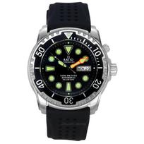 Santykis FreeDiver Version 02 Helium Safe 1000M Sapphire automatinis juodas ciferblatas 1068HA90-34VA-BLK-V02 vyriškas laikrodis juoda