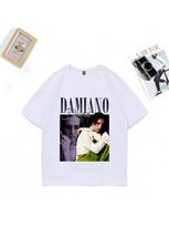 Damiano David Singer Unisex T Shirt  Men Women's Vintage Clothing NEW Cotton Fashion Oversized Tees Casual Short Sleeve T Shirts S juoda