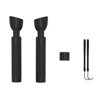 Handle Attachments for Meta Quest 3 VR Controller Accessories, VR Gorilla Tag Long Arms Beat Saber Extension Grips 1 juoda