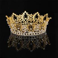 Vyriška karūna Tiara Princo karūna Karaliaus grožio konkurso karūna Karalienės baro pasirodymo karūna Unisex karūna