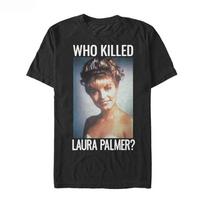 Twin Peaks Kas nužudė Laurą Palmer Moteriški marškinėliai su grafika Vintažiniai Vasariniai Gatvės stiliaus Drabužiai Moterims Mada Estetiški Drabužiai M