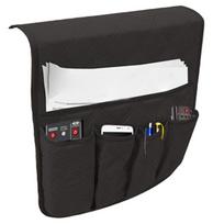Sofa Armrest Pocket Fashion Bedside Pocket Table Side Pocket Newspaper Remote Control Sundry Storage Bag Phone Holder pilka