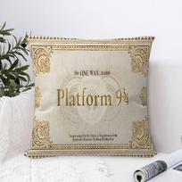 Filmas Haris P-Potteris Pagalvių užvalkalai Namų patalynė Dekoratyvinis pagalvės užvalkalas Vestuvės Super minkštas pagalvės užvalkalas 12x12Inch