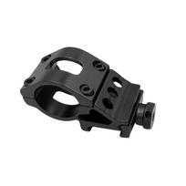 Flashlight Scope Mount Holder Tactically Rings Flashlight Torches Rail Mount Flashlight Tube Clamps Sight Brackets
