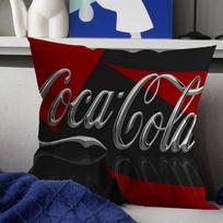 C-COCA-COLAS Pagalvės užvalkalas Užvalkalas Sofos Dekoratyvinis Pagalvės Užvalkalas Namų Dekoras Pagalvės Užvalkalas 12x12Inch