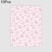 10 vnt. HelloKitty rankdarbių dovanos Raštuotos animacinių filmukų popieriaus lapeliai savadarbiam dovanų vyniojamajam popieriui 44*58cm/10PC rožinė