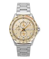 Invicta Racing GMT Nerūdijančio plieno Smėlio spalvos ciferblatas Kvarcinis 47552 Vyriškas laikrodis smėlinė