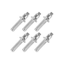 6 vnt. Kalnų lazdos antgalis Metaliniai trekingo kojelės Pakeitimas Trekingo lazdos antgalis Walking Poles Neslystantys smaigaliai Patvarus 1