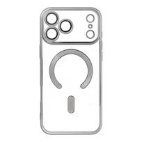 ELECTRO MAG COVER case compatible with MagSafe for IPHONE 17 Pro Max, grey titanium