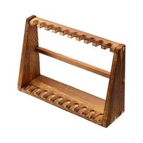 Kardo stovas Katanas Medinis Kardo Katanų laikiklis Senovinis kinų stiliaus ekranas Kardo Katanų stovas Ginklų laikiklis