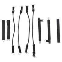 Pilates Rod Kits with Resistance Band Workout Equipment for Legs, Hip, Waist and Arm Exercise Fitness Equipment juoda