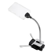 Pro Flexible Hands Free LED Magnifying Glass Desk Lamp Bright LED Illuminated Magnifier with Clamp for Reading 1
