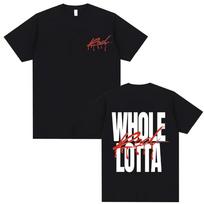 Hip Hop Rapper Playboi Carti Whole Lotta Red Graphic T-shirt Male Vintage Short Sleeve Men Women Fashion  T Shirts Tops S