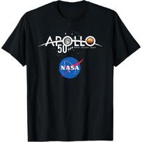 Apollo 50th Anniversary NASA Logo Tshirt T-Shirt S