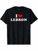 I Love Lebrons, I Heart Lebrons T-Shirt S juoda