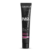 Dr. Reddy's Curaprox Black Is White Anglies Dantų Pasta 90 ml Jautriems Dantims Balinanti