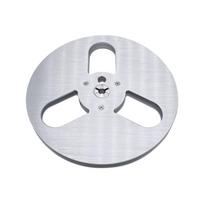 7 coliai magnetinės juostos ritė, aliumininė juostos ritė su 3 skylutėmis, atvira ritė, garso aliumininė paėmimo ritė, 7'' daugiaspalvė sidabras