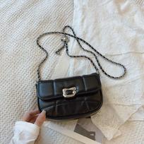 Silver bag women's new trendy niche design chain underarm shoulder bag premium texture messenger bag women juoda