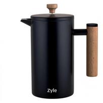 Zyle kavinukas su nuspaudimu ZY613CF, 1 l, juodas
