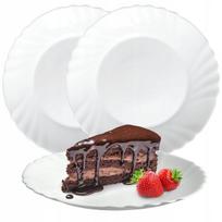 Desertinė lėkštė, 3 vnt., Desertinė lėkštė tortui Desertas 20cm 3 vnt