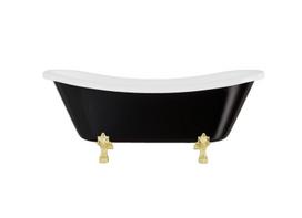 Vonia Besco Amelia B&W 190, Black/White+Gold (be sifono, su persipylimo skyle)