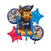 Folinių forminių balionų rinkinys Šunyčiai patruliai tema "Paw Patrol-Chase" (5vnt)