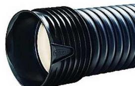 Nordisk Wavin Drenažo vamzdis, pilnai sukomplektuotas, DN100, SN8, 6 m, 110–98 mm, Wavin X-Stream, juodas, PP