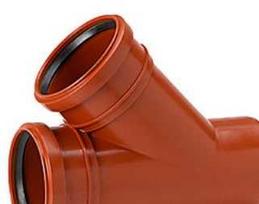 PP vamzdis su atšaka 45 g. 160x160 mm - Uponor