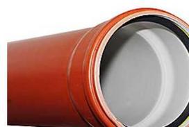 PP kanalizacijos vamzdis 160x2000 mm SN4 - daugiasluoksnis vamzdis, EN13476. Uponor Ultra Classic