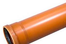 Wavin 200 x 1000 mm PVC kanalizacijos vamzdis su mova, N SN4 klasė, EN 13476