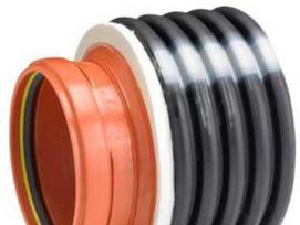 Uponor IQ redukcija 225-160 mm - PP SN8. su įvore lygiam vamzdžiui